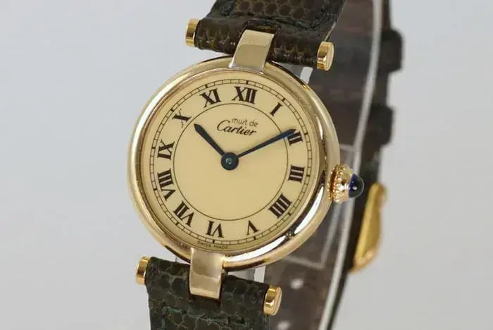 Vintage Cartier must de watch 